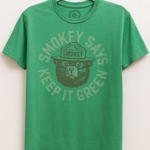 Smokey Bear "Keep It Green" Graphic T-Shirt | Official Licensed